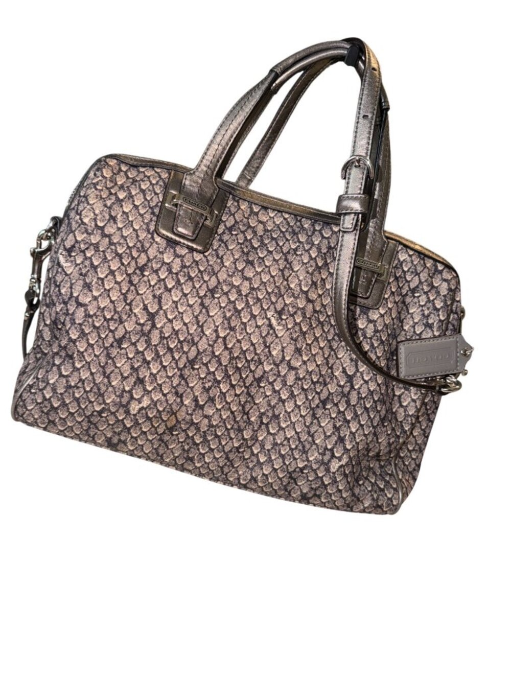 Coach Taylor Snake Print Shoulder Bag & Crossbody F26037